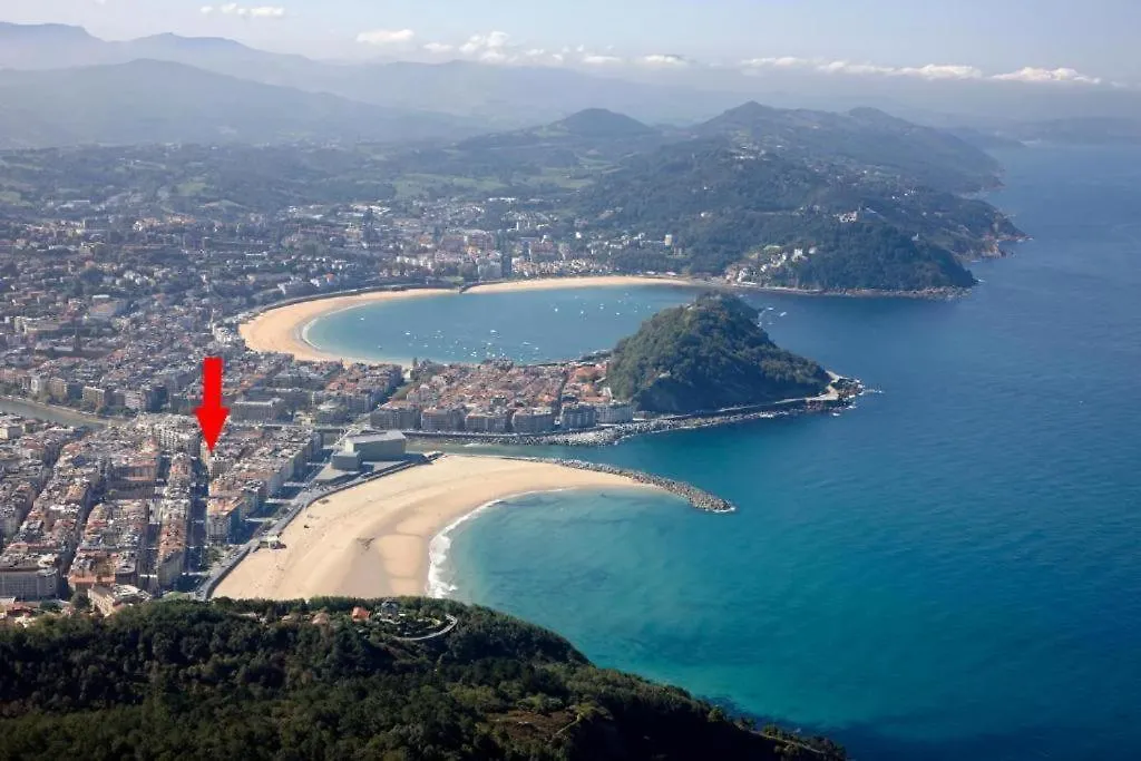 Apartment Casa Playa Zurriola-Aviso-Obras En La Fachada Del Patio Hasta Mayo O Junio-No Ha Habido Quejas Por El Ruido-Precio Bajo- House Playa Zurriola-Warning-Works On The Facade Of The Patio Until May Or June-There Have Been No Noise Complaints- Low Price San Sebastian